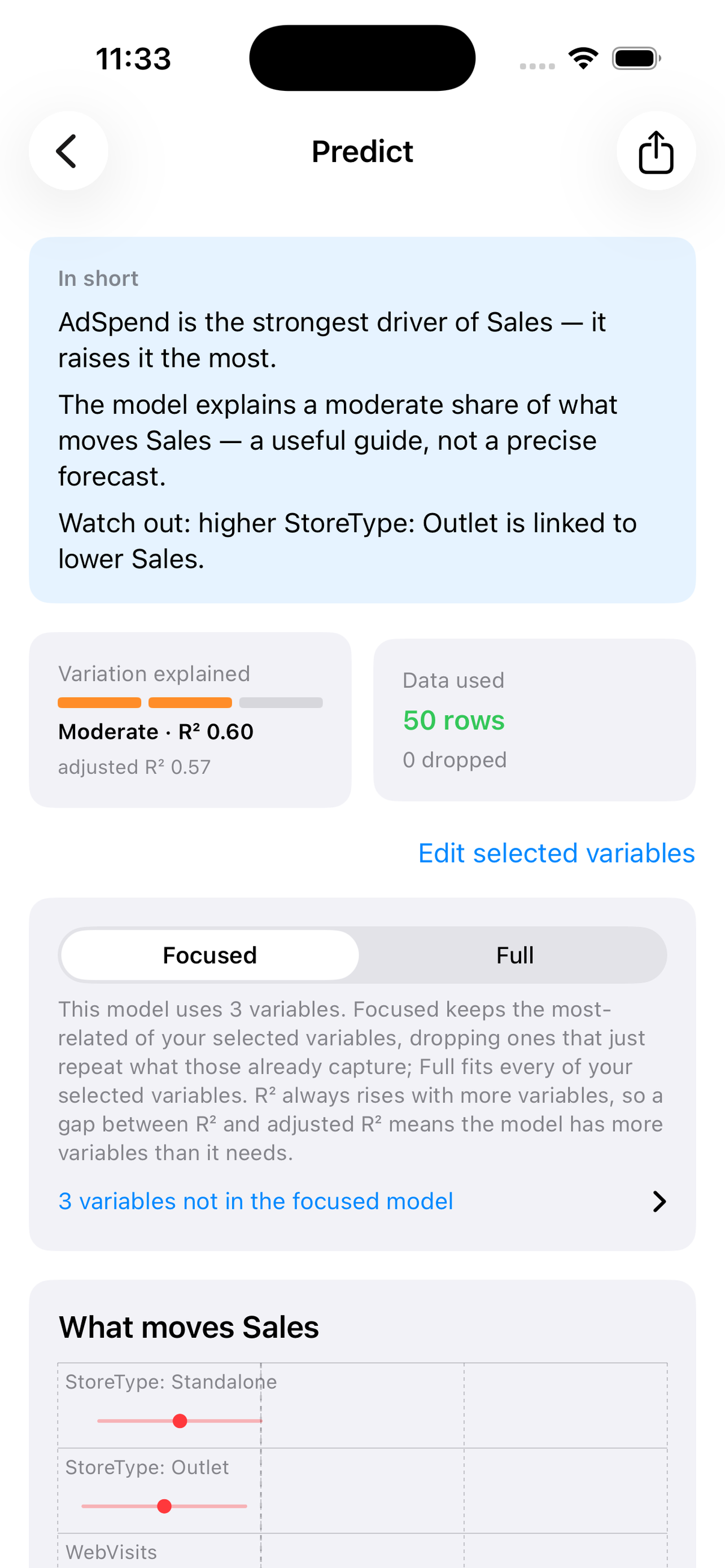 Praevisio app screenshot 5
