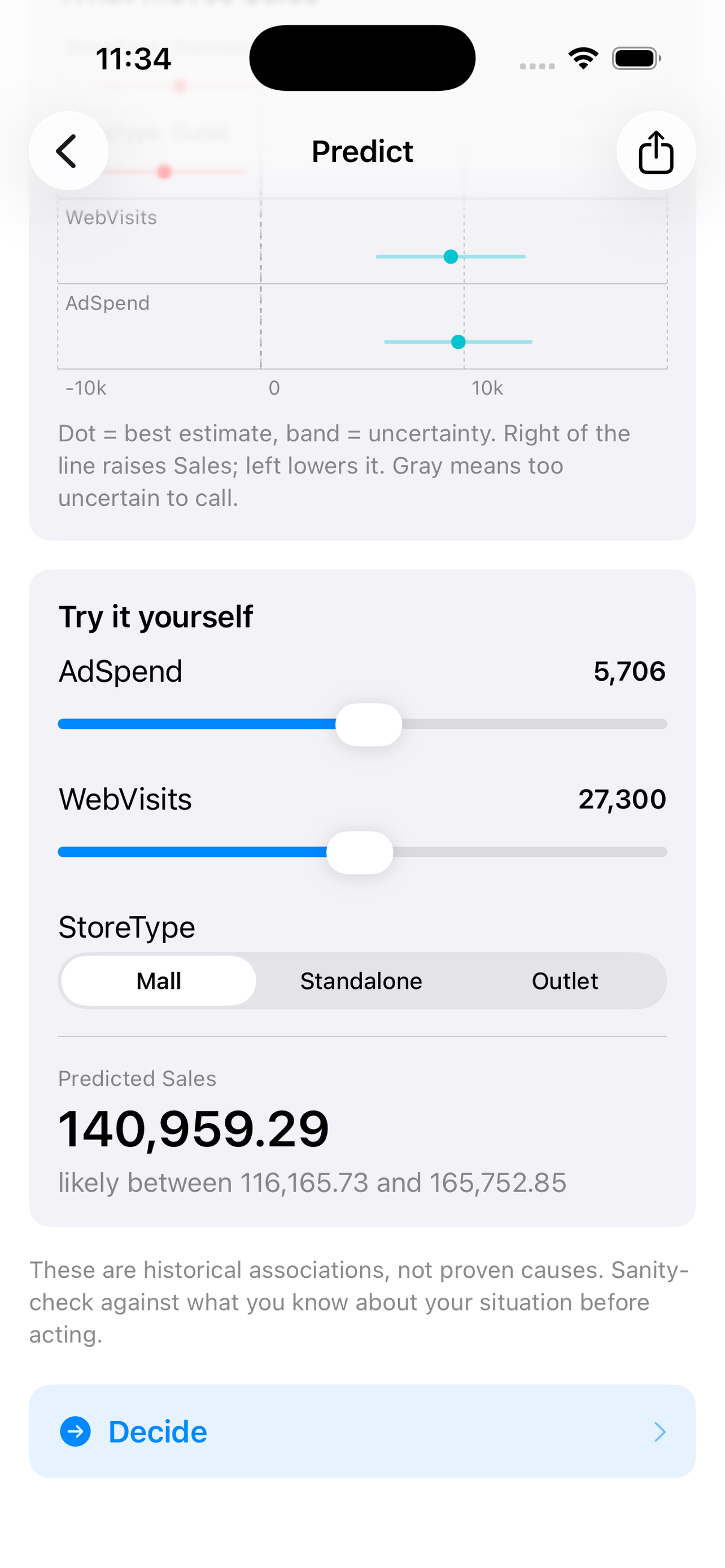 Praevisio app screenshot 7